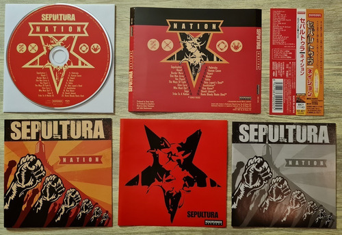 Sepultura - Nation ( Made In Japan, Bonus, Sticker)