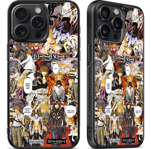 Funda Death Note Light Yagami L Lawliet Misa Amane Ryuk Negro Samsung Galaxy A16