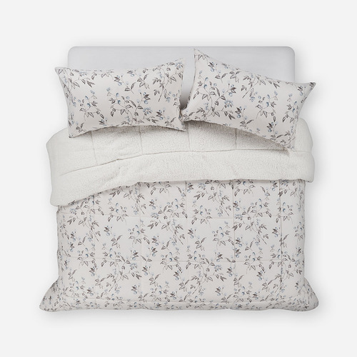 Plumón Alaska Sherpa Freya Beige 2 Plazas