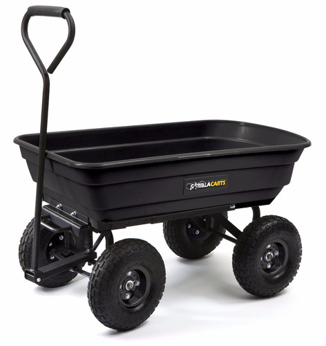 Carro Remolque Gorilla Cart Carga Jardinería Taller 1200lb