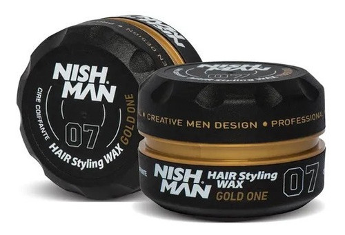 Cera Cabello Nishman Gold One 07 Fijación Brillo Firmeza