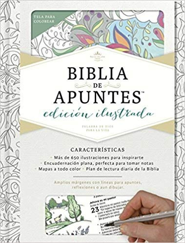 Biblia De Apuntes Rvr1960 Blanco Tela Para Colorear