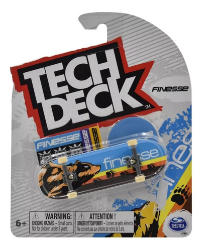 Tech Deck Finesse Spin Master Mini Patineta Dedos 