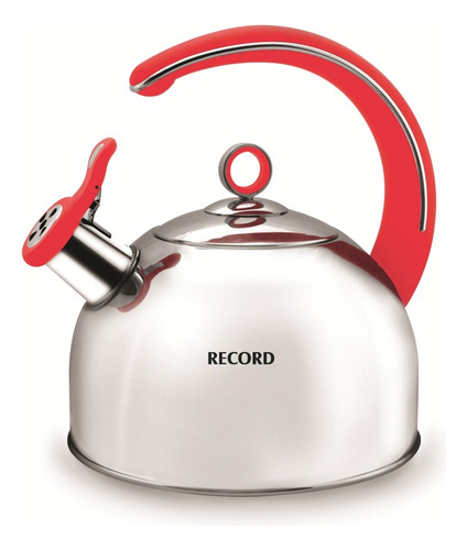 Tetera Acero Inoxidable Record 1270040021 Red Plus 2.5l