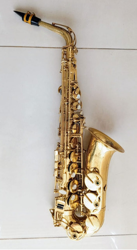 Saxofón Alto Jimbao Con Estuche Y Boquilla Usado