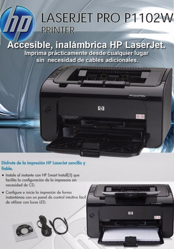 Impresora Hp Laserjet P1102w Wifi 1102 1102w Super Oferta !!