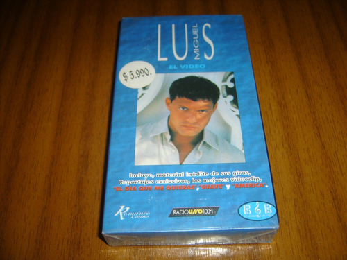 Vhs Luis Miguel / Romance Latino (nuevo Y Sellado)