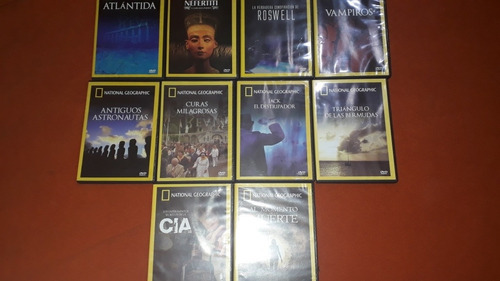 Colección Dvds National Geographic X 10 Unidades
