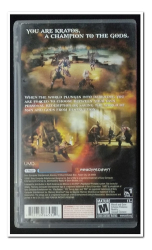 Juego Psp God Of War Chains Of Olympus (Usado)