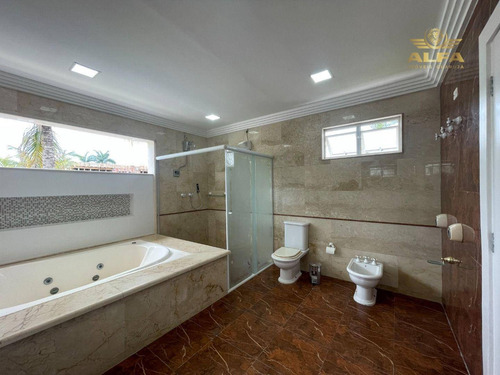 Imagem 22 de 30 de Mansão Na Praia Com 6 Suítes, Lazer Com Piscina, Sauna E Churrasqueira, 4 Vagas - Jardim Acapulco, Guarujá. - Ca0145