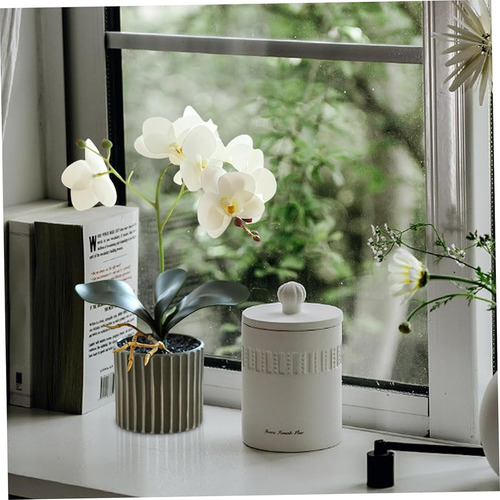 Planta De Orquídeas Artificiales De Altura Realista