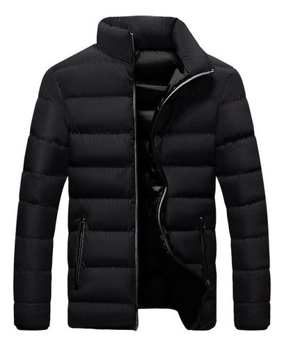 Chaqueta Acolchada Entallada De Invierno Para Hombre