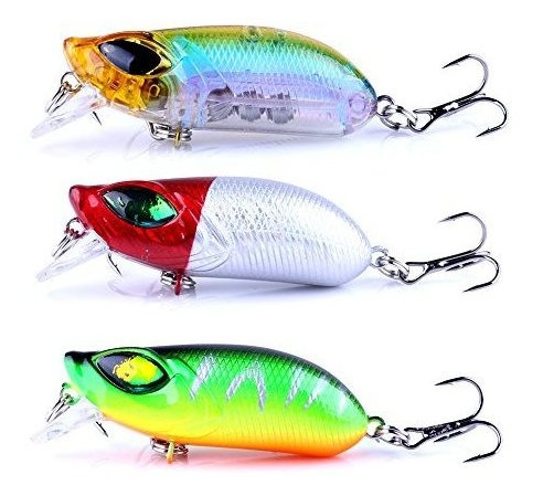 Szcxtop Bass Crankbait Fishing Lur Set Lifelike Swimbait