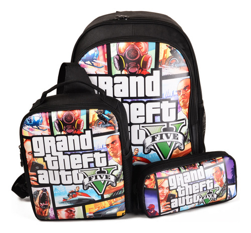 Mochila Periférica Para Juegos Grand Theft Auto Gta5 Primary