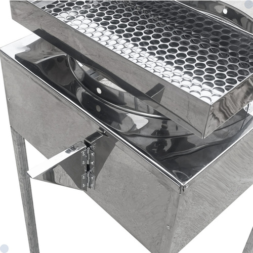 Fogão Fritador De Pastel E Salgados Em Aço Inox Com Tacho 22