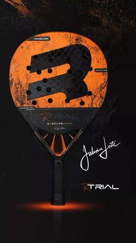 Paleta Royal Padel R Trial 2025 Naranja Carbono Naranja