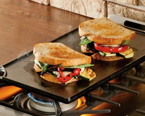 Plancha Rectangular Reversible De Hierro Fundido Lodge Ld...