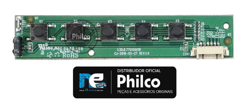 Placa Teclado Ir Tv Philco Ph28n91dsgwa V.b 1.30.8.77015001r