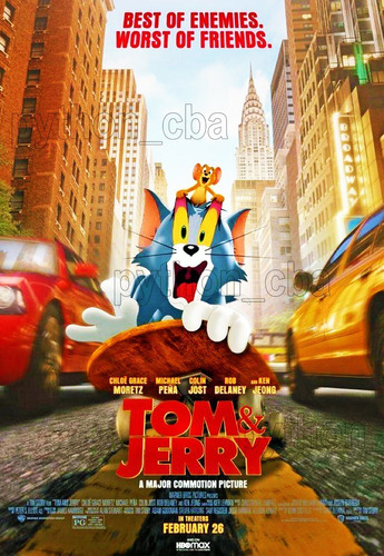 Pósters Tom Y Jerry - The Movie - 2021 - 42x30 Cm.