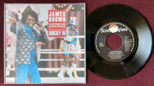 Vinilo James Brown Living In America  7   Rocky Iv
