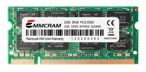 Memoria Ram Laptop Ddr2 2gb Pc2-5300s 667 Mhz Varias Marcas 