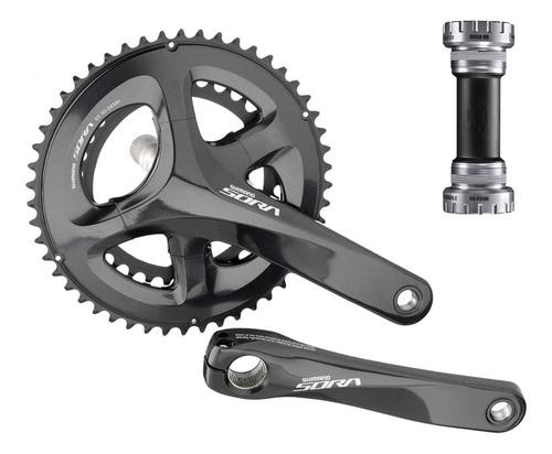 Plato Biela Shimano Sora R3000 50 / 34 9v Biplato Bicicleta