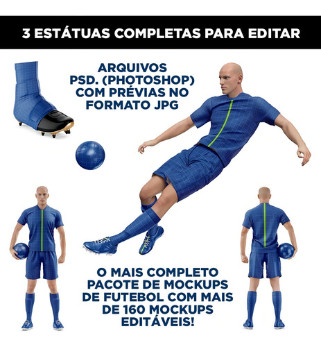 Pack De Mockups De Futebol (+160 Arquivos Editáveis)