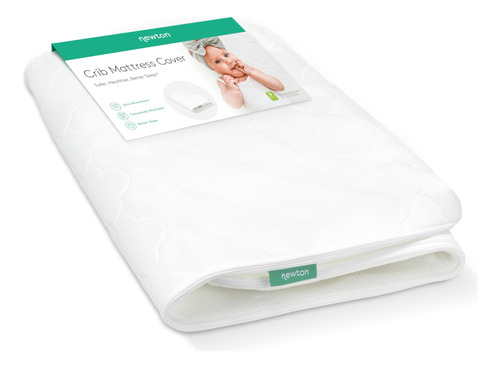 Crib Mattress Cover Newton Baby Original Cloud White