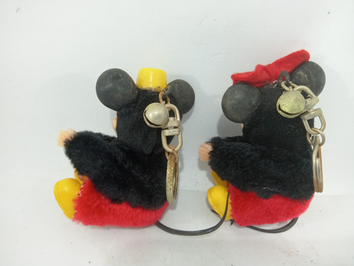 Boneco Action Figure Agarradinho Mickey E Minnie Antigo (Usado)