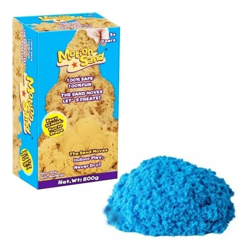 Motion Sand Repuesto Caja 800g Varios Colores Color Azul