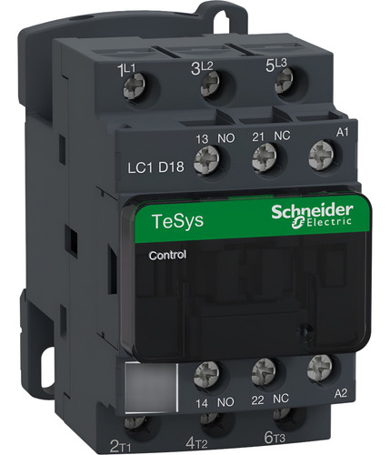 Contactor De Fza. 18a/32a 3p Bob. 220vac 1na+1nc Lc1d18m7