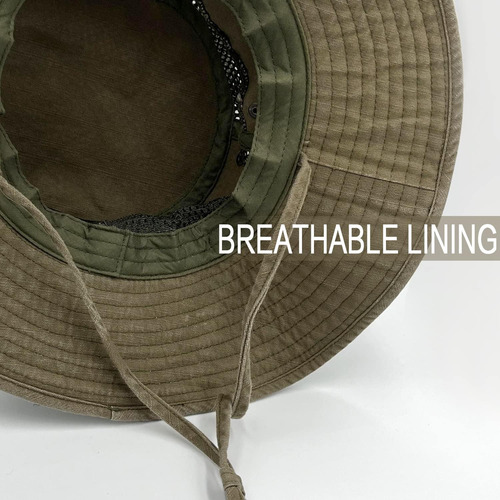 Sombrero De Pesca De Ala Ancha Transpirable Para Hombre Y Mu