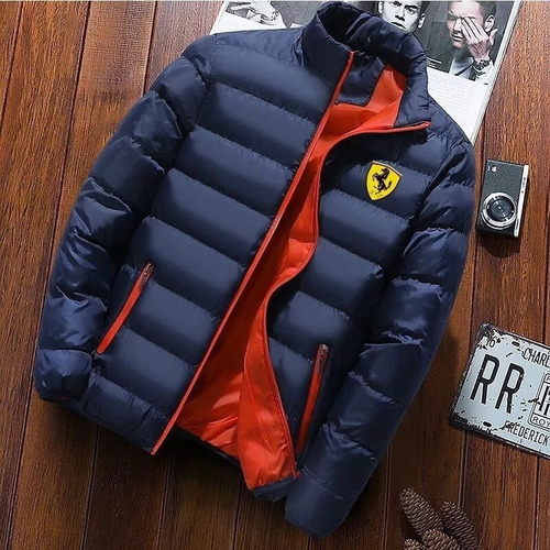 Nueva Chamarra De Plumas Ferrari Otoño Invierno Shotsale