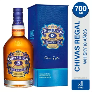 Whisky Chivas Regal 18 Años Blended Con Estuche - 01mercado