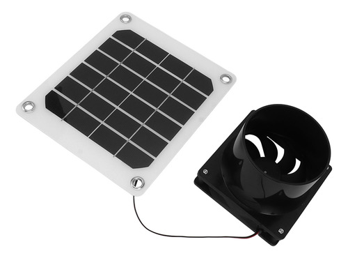 Ventilador Alimentado Por Energía Solar, Panel De Escape De