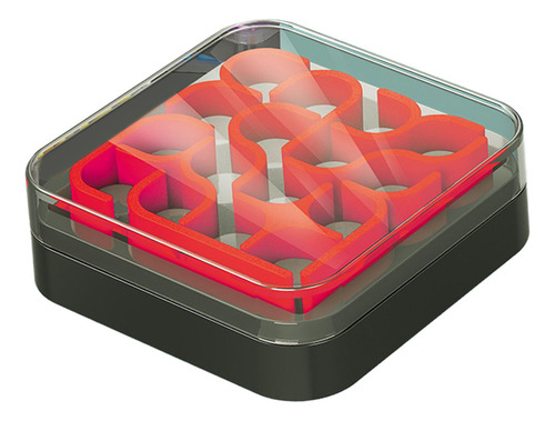 Curve Puzzle Box Fun Simple Rule Juego De Estrategia Rojo