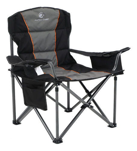 Alpha Camp Silla Plegable De Gran Tamaño Para Acampar Soport