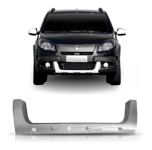 Moldura Parachoque Dianteiro Sandero Stepway 2012 A 2014