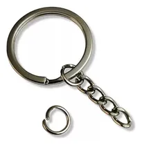 Comprar 100 Aros Argollas Para Llaveros + Aro De Unión Manualidades