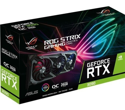 Imagen 1 de 6 de Asus Geforce Rtx 3090 Republic Of Gamers Strix Gaming Oc