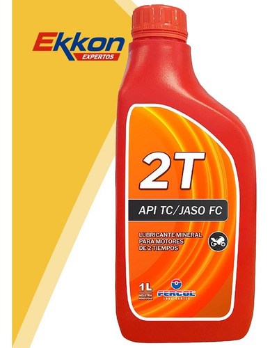 Imagen 2 de 7 de Aceite Fercol 2 Tiempos X 1 Litro Motosierra Desmalezadora