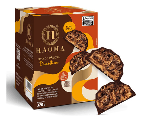 Ovo De Pascoa Biscottino - 320g Haoma