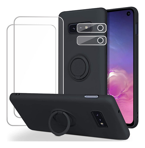 Funda Silicona Para Samsung Galaxy S10e + 2 Cámara + 2 Mica