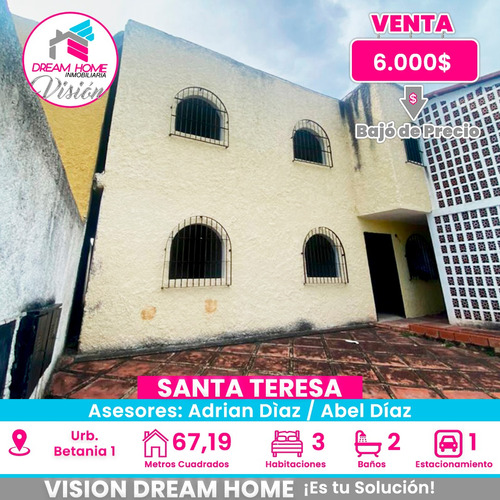 Venta De Apartamento En La Urb. Betania 1 Santa Teresa Del Tuy