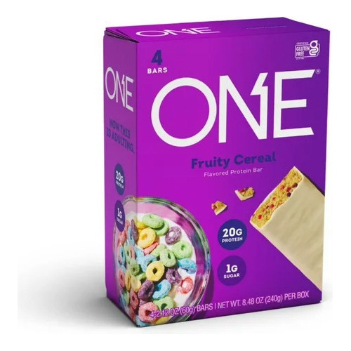 One Bar Protein Bar - Fruity Cereal - 4ct 