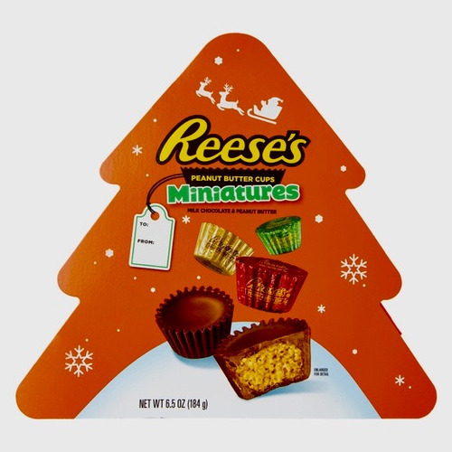 Chocolates Reese´s Miniatura 184g Arbol Navidad Para Regalo