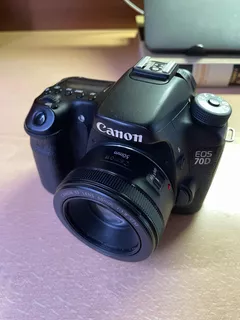 Canon 70d + Lente 50mm 1.8 - 69k Cliques