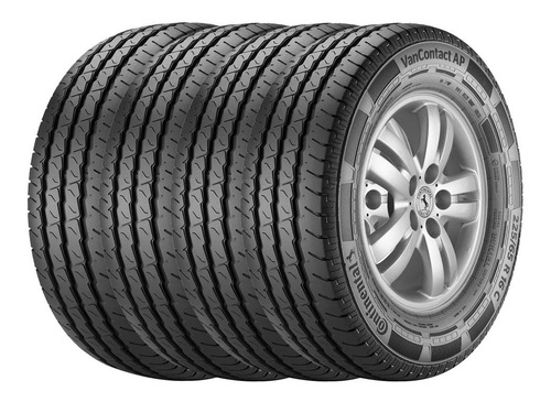 Imagen 1 de 5 de Kit 4 Neumáticos Continental 225 65 R16 Vanco Contact Ap