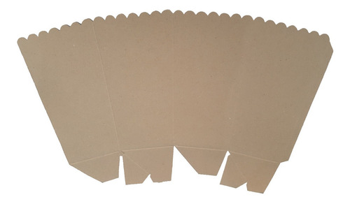 Imagen 7 de 7 de Caja Pochoclos Poc5 X 50u Packaging Blanco Madera