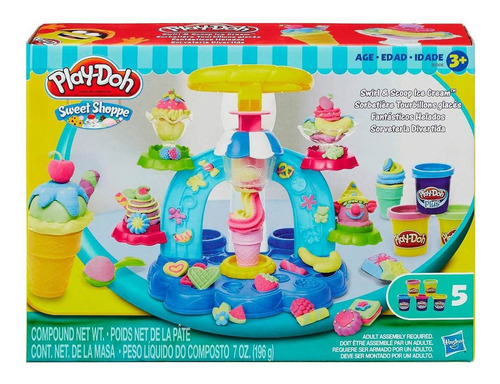 Massinha Play Doh Sorveteria Divertida - Hasbro